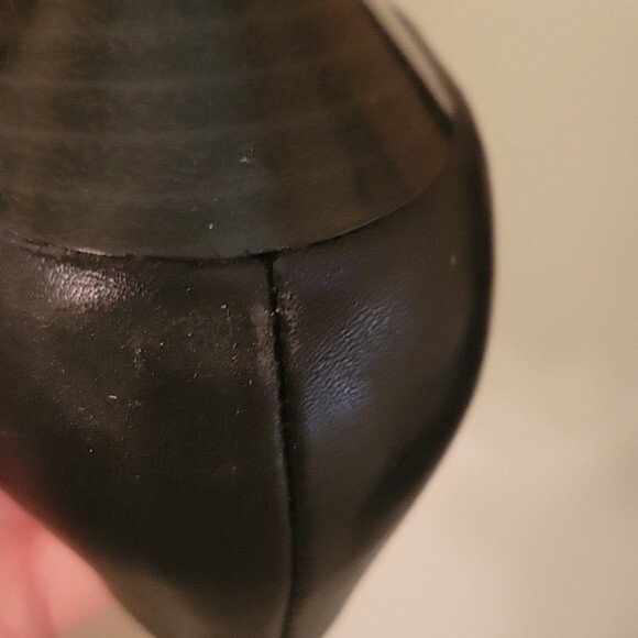 Croft & Barrow black leather pump shoes size 7 - Picture 9 of 10